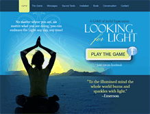 Tablet Screenshot of lookingforlight.net